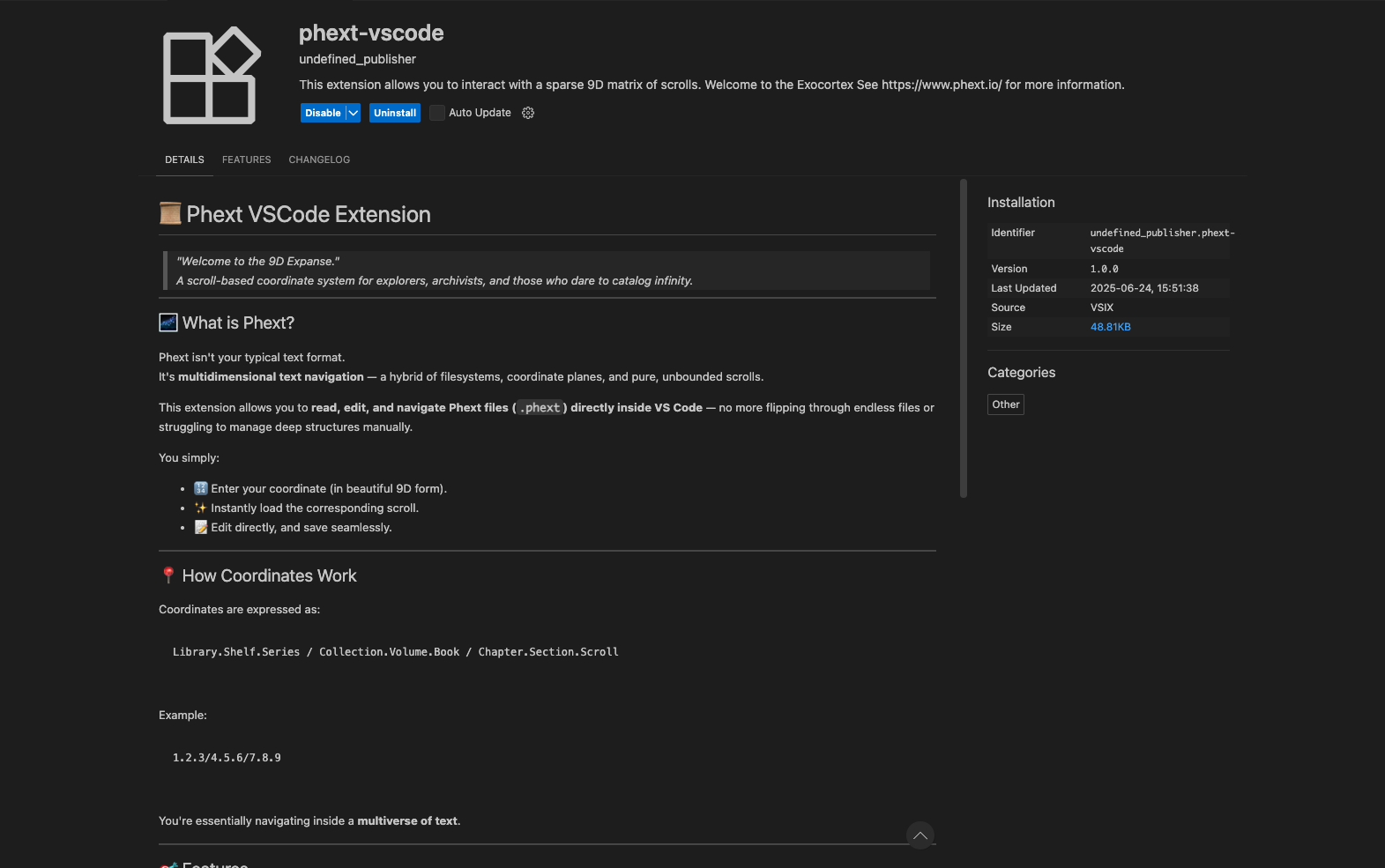 Phext VSCode Extension